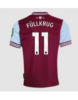 Moške Nogometnih dresov West Ham United Niclas Fullkrug #11 Domači 2024-25 Kratki rokavi